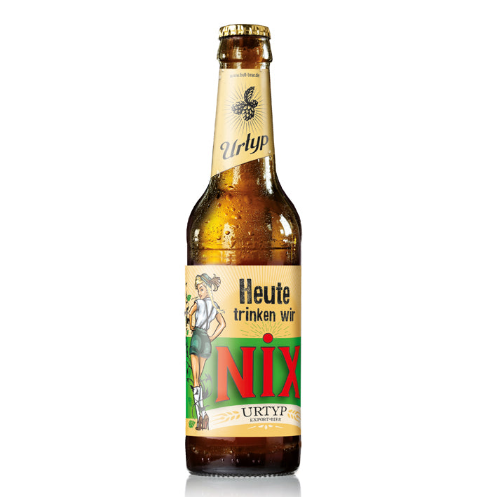 Bier "Heute trinken wir NiX" - 6er Karton