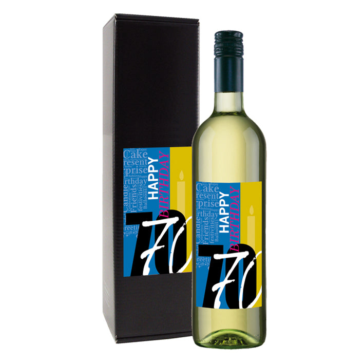 Weingeschenk "70. Geburtstag"
