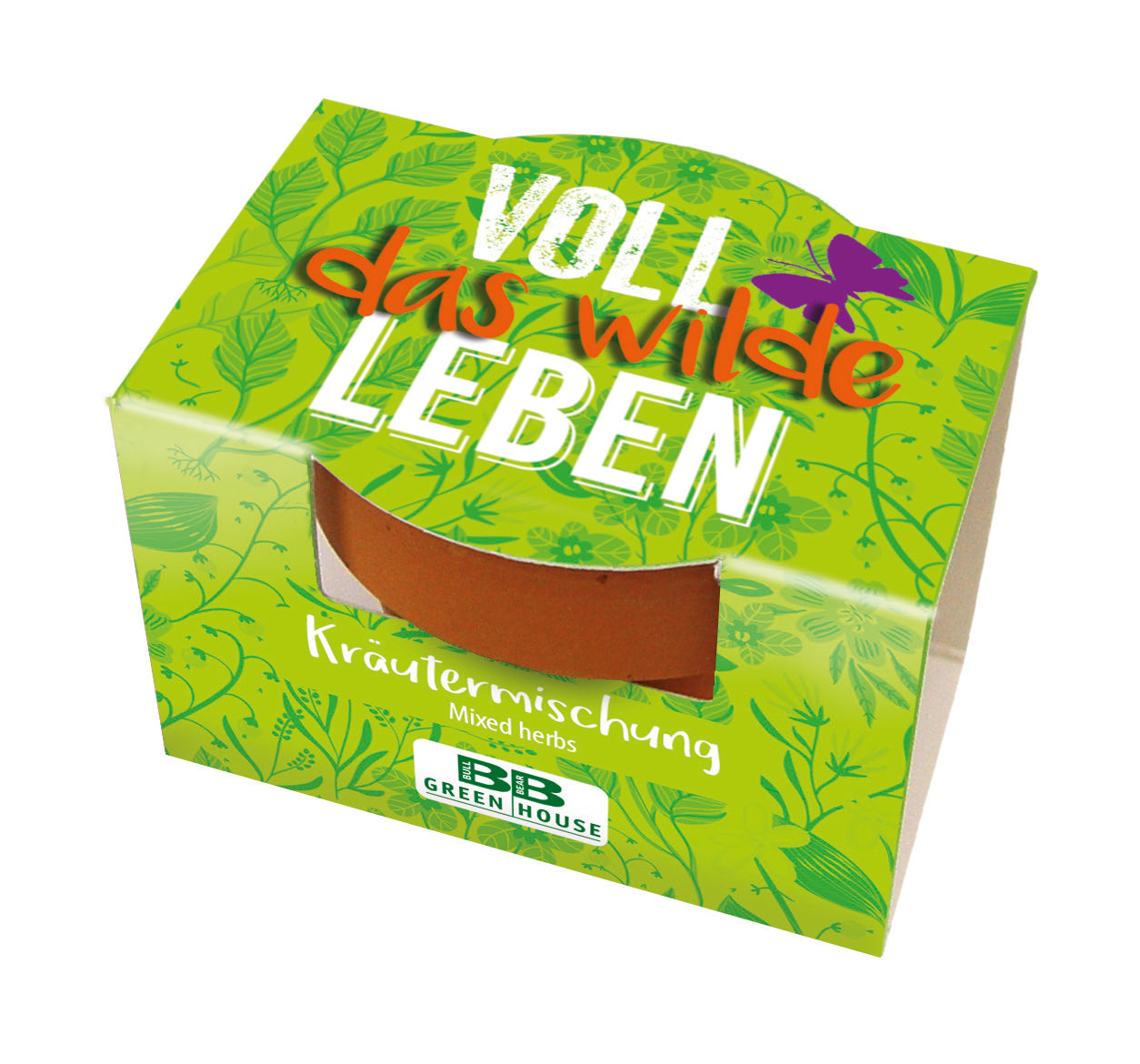 Mini-Pflanzset Voll das wilde Leben