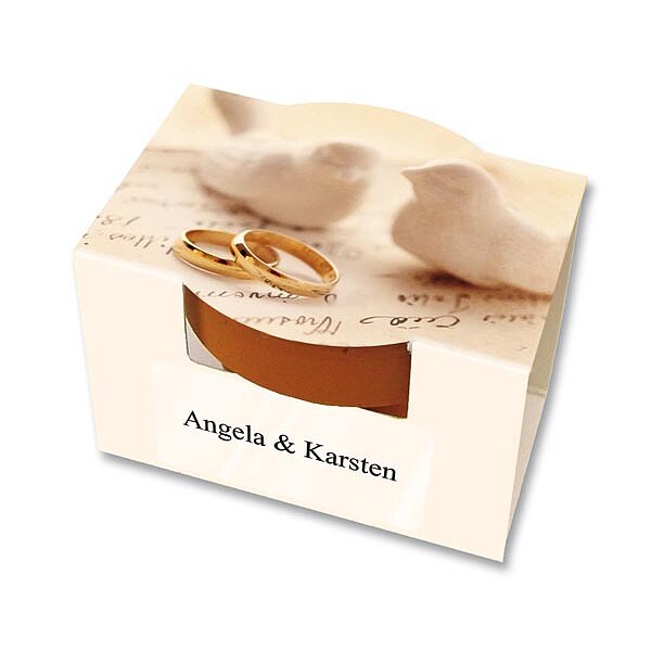 Mini-Pflanzset "Mr & Mrs" Eigendruck