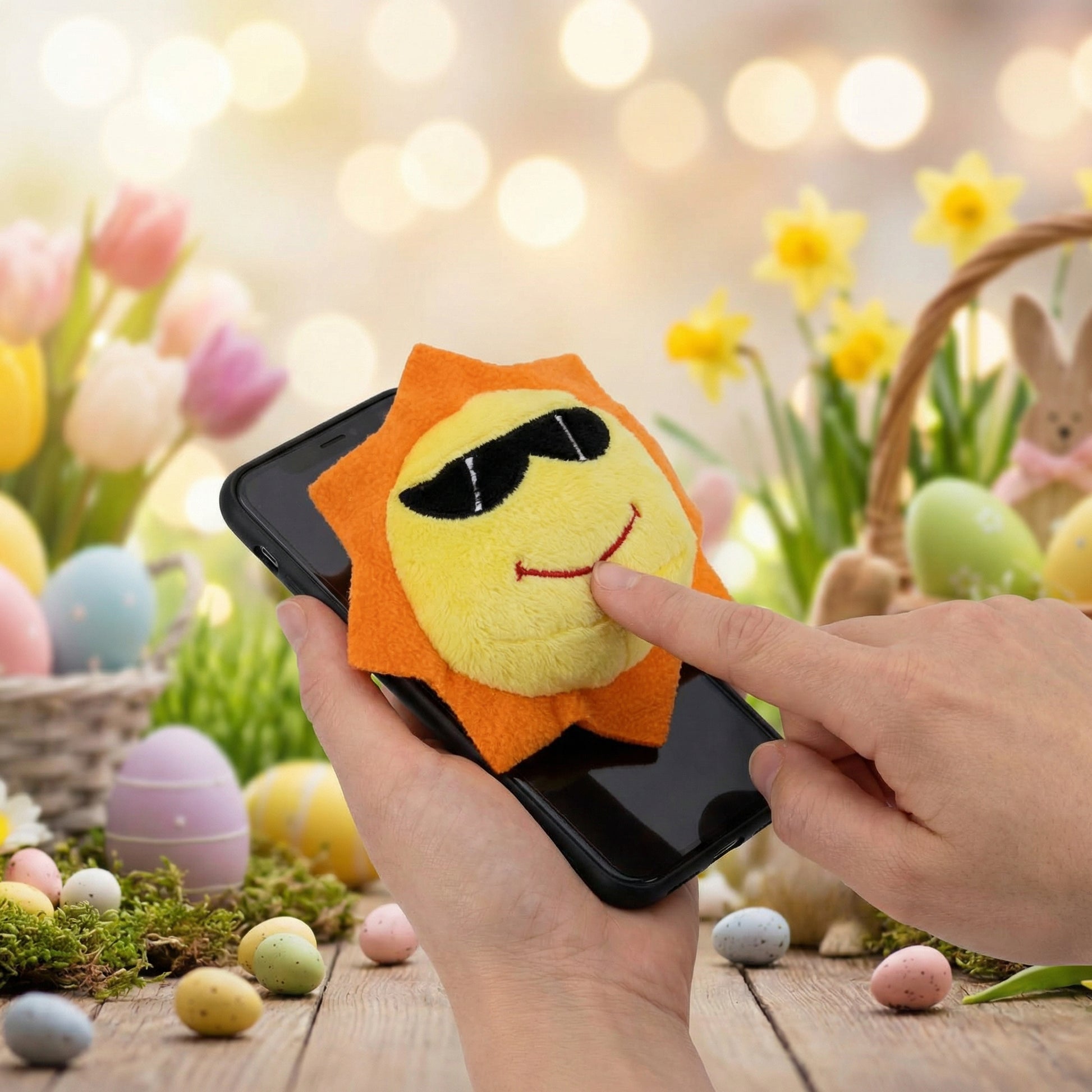 Displaycleaer Schmoozie Sonne wird für handy säubern verwendet