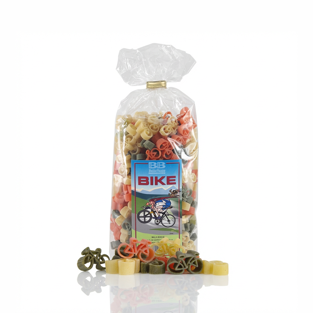 Motivnudel Pasta Bike