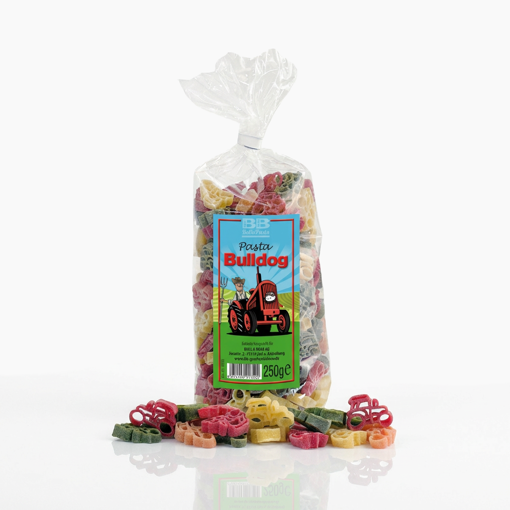 Motivnudeln Traktor "Bulldog"