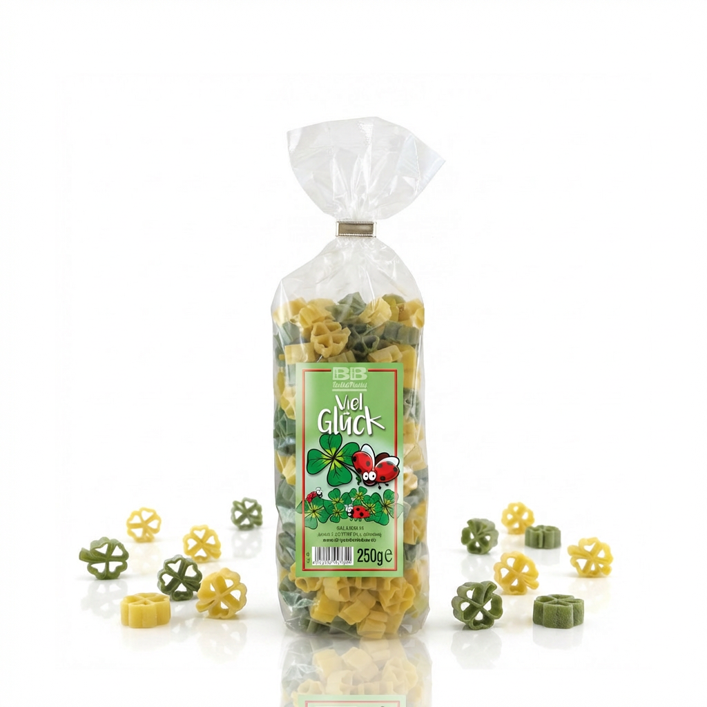 Motivnudel Glücksklee