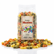 Pasta mit Musik-Motiv
