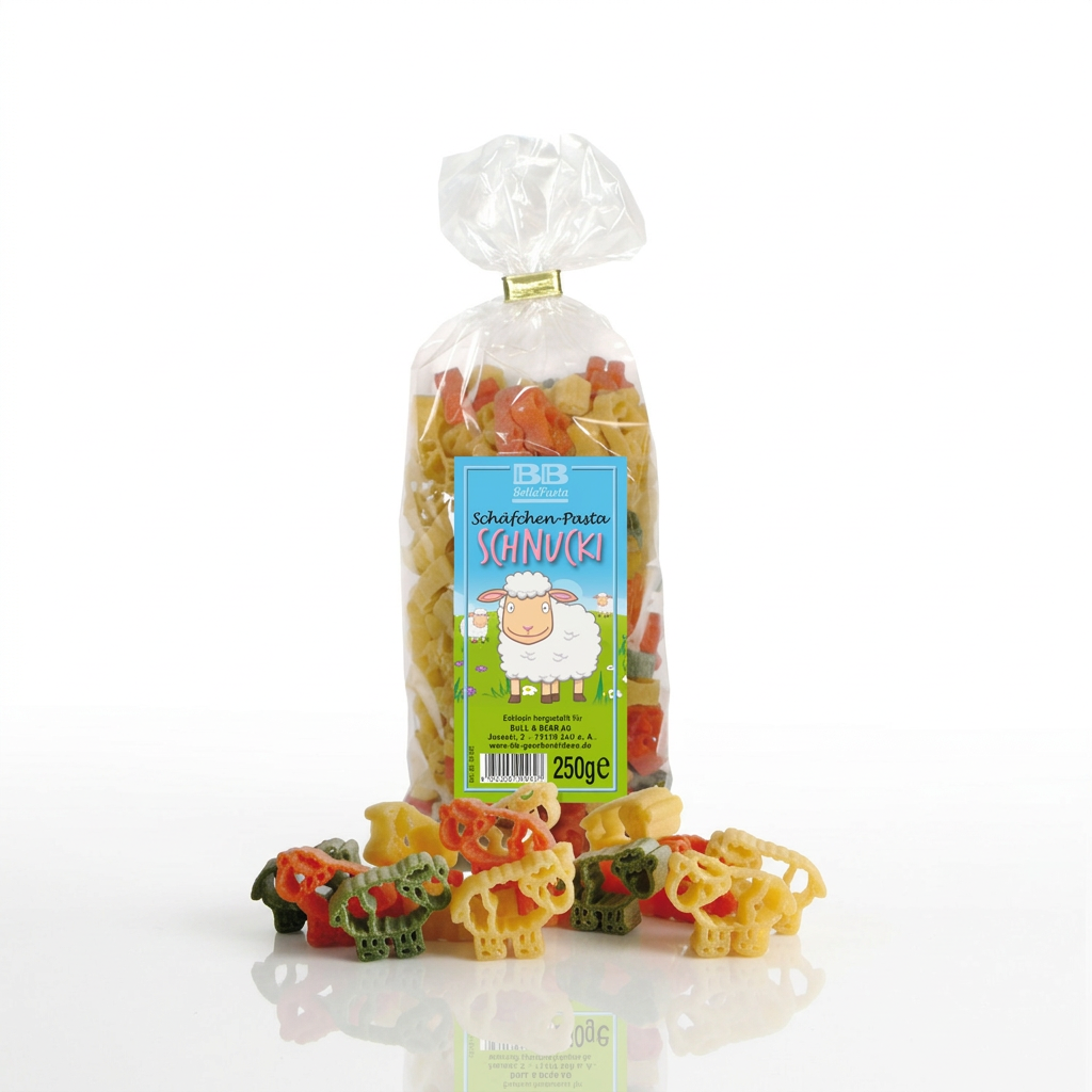 Motivnudel Pasta Schaf