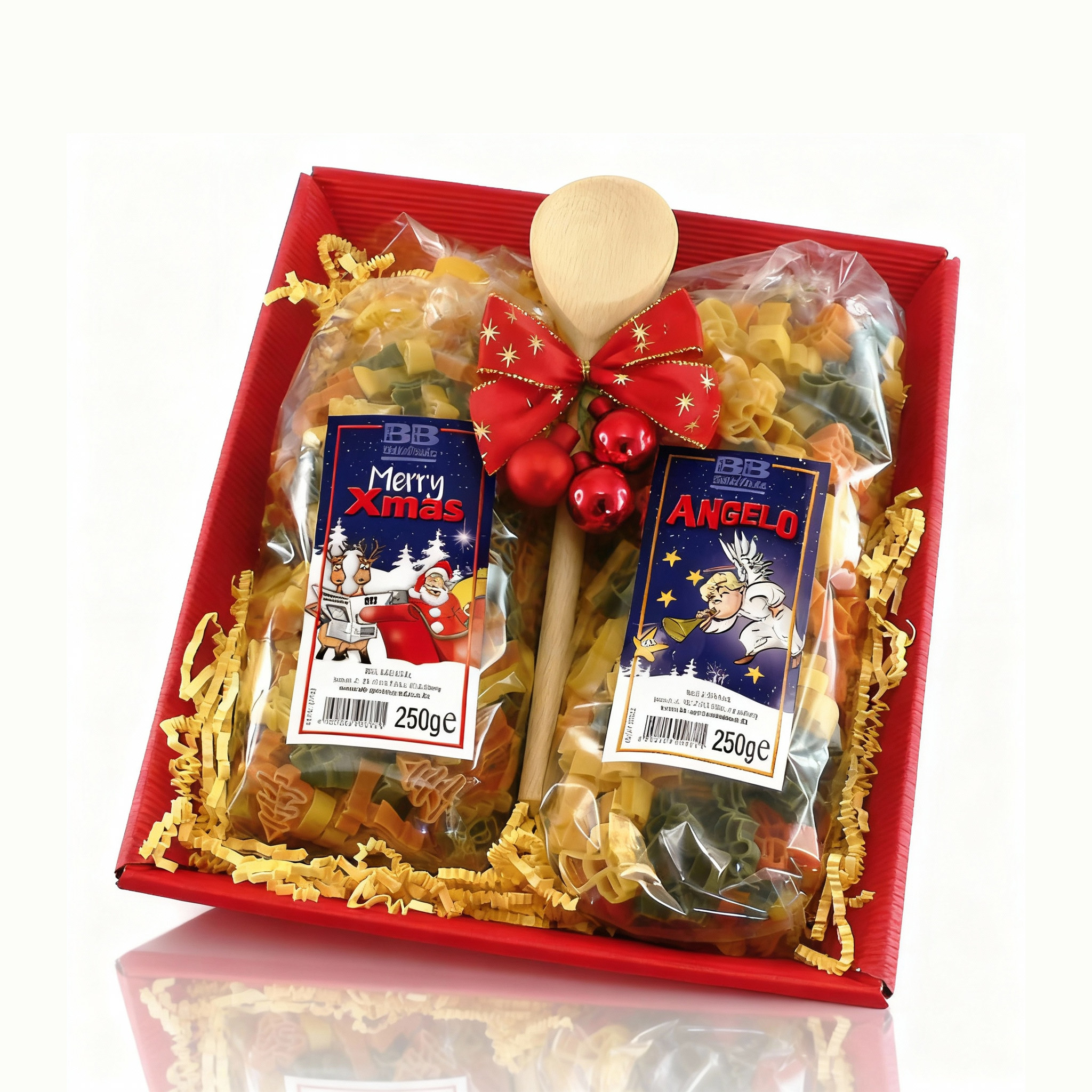 Pasta-Korb Xmas
