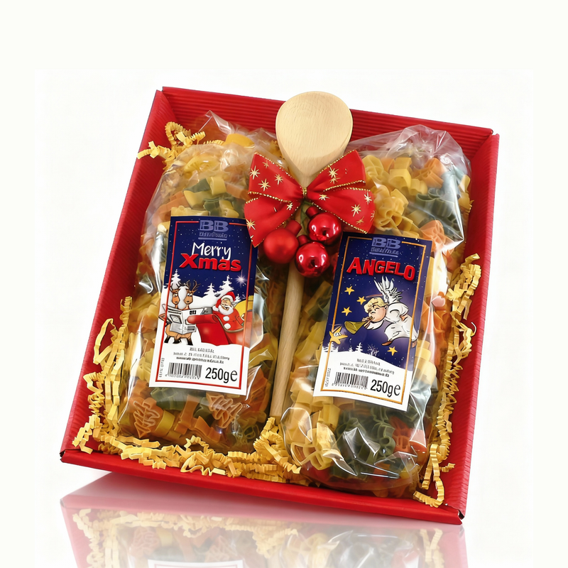 Pasta-Korb Xmas