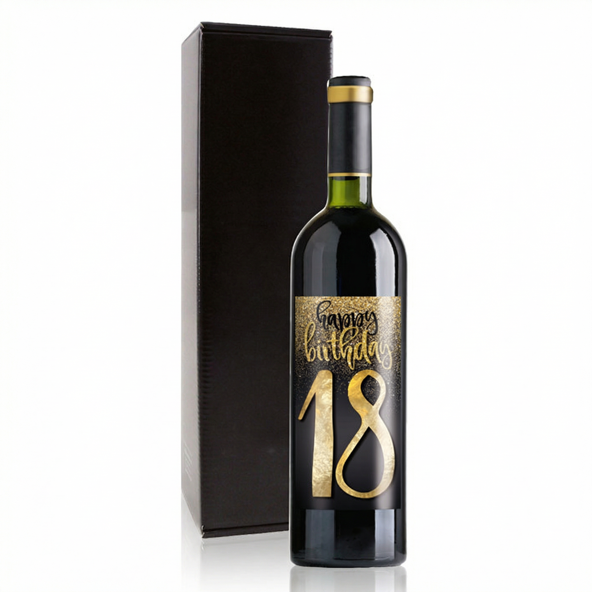 Weingeschenk Happy Birthday 18., 30., 40., 50., 60., 70., 80.