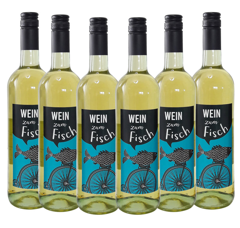 6er Karton Weisswein Wein zum Fisch